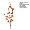 10 Pcs Artificial Plum Blossom Fake Long Stem Wintersweet Flowers Realistic Faux Silk Cherry Branches for Wedding Home Office