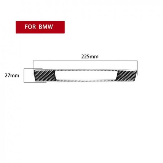 Car Real Carbon Fiber Center Control Switch Frame Trim For BMW X1 E84 2011-2015