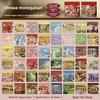 45 Stickers Per Pack Sugar Frost Daydream Series Japanese Ancient Small Nose Ga Material Handbook Stickers