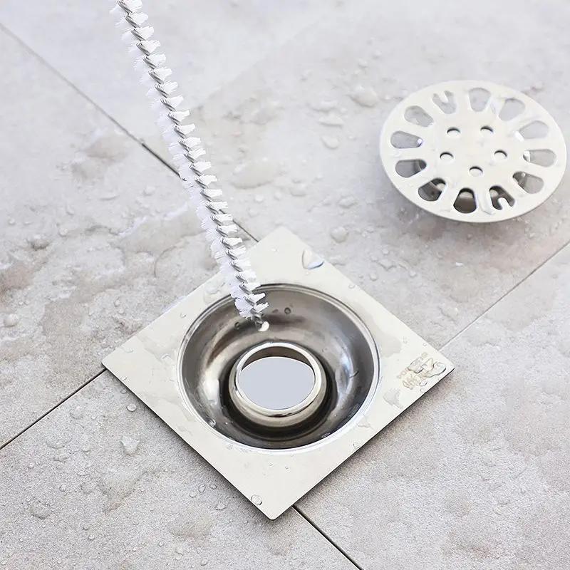 45cm Flexible Drain Hair Snake Clog Remover Sink Bathroom Tub Cleaner Drain Brush Sewer Pipe Dredging Cleaning Tools