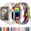 Band for Apple Watch Strap 44mm 40mm 45mm 49mm 41mm 42mm Silicone Correas Bracelet Iwatch Series 6 7 8 9 Ultra 2 Se 3 10 11 46mm