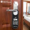 Door Sign Black Hang On Door Or Wall Leather Many Occasions