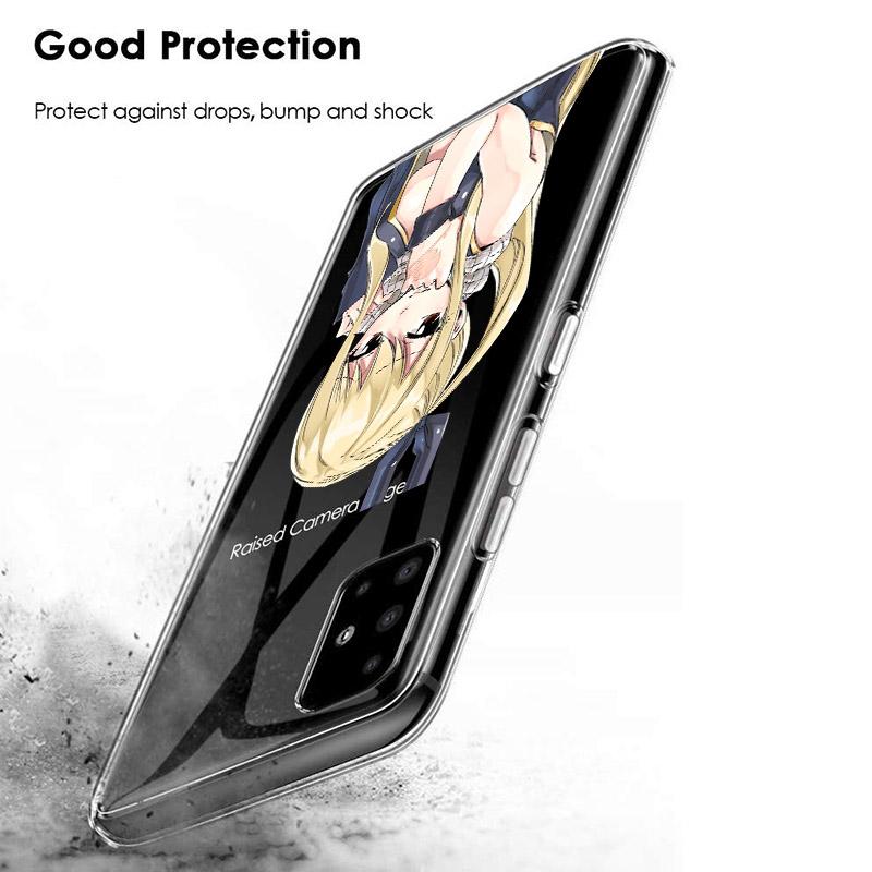 Carcasă de telefon din silicon Anime Manga Fairy Tail pentru Samsung Galaxy A01 A11 A12 A22 A21S A31 A41 A42 A51 A71 A32 A52 A72 A02S