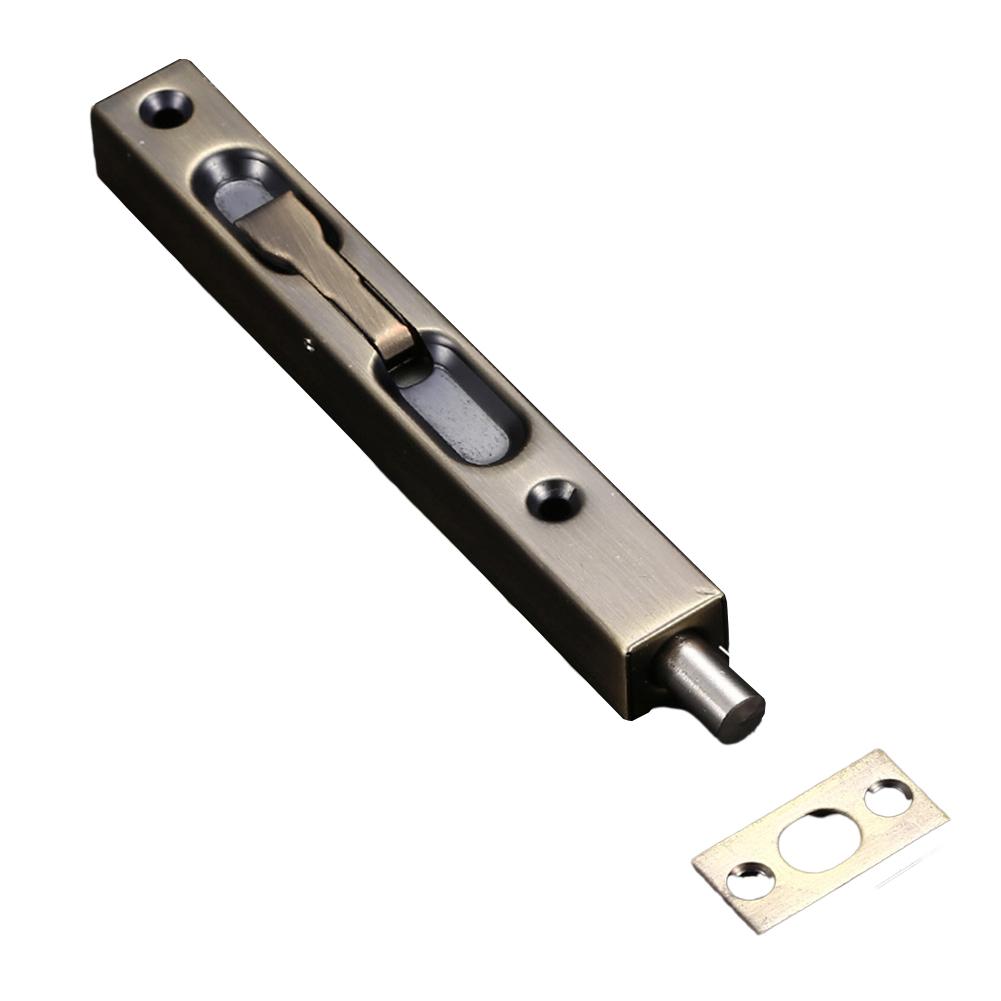 Stainless Steel Door Latches 8 Inch Anti Theft Design Enhanced Security Security Guard Latch Hardware Smooth Sliding