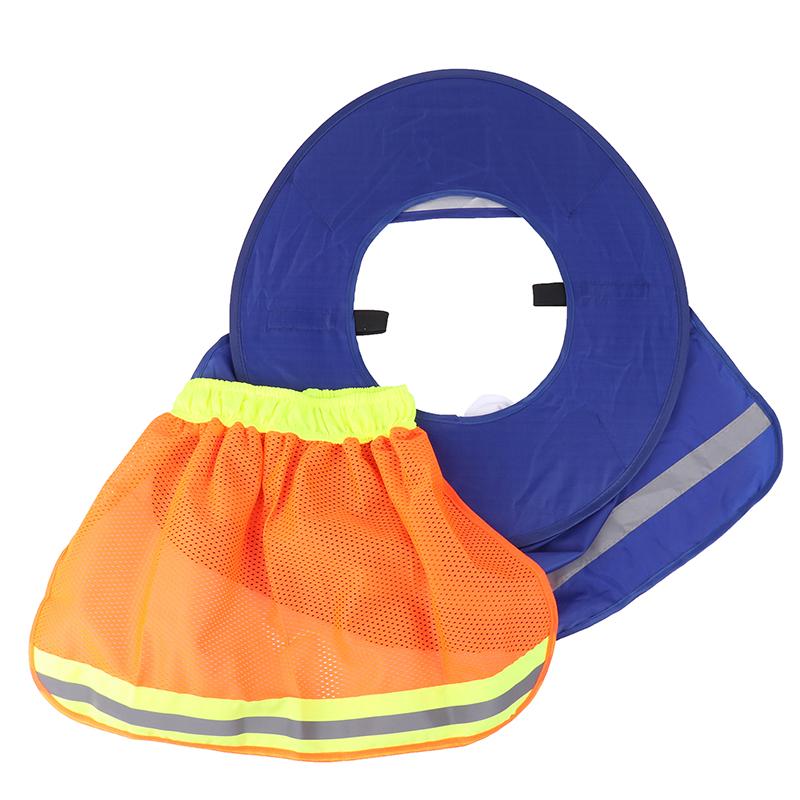 Sommer Sonnenschutz Sicherheit Schutzhelm Nackenschutz Helme Reflektierende Hutkrempe Reflektierende Kappenabdeckung Für Bauarbeiter