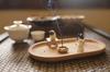 Bombinate Incense Cat Wooden Cute Japanese Beech Wood Holder, Design, Plate, Style,