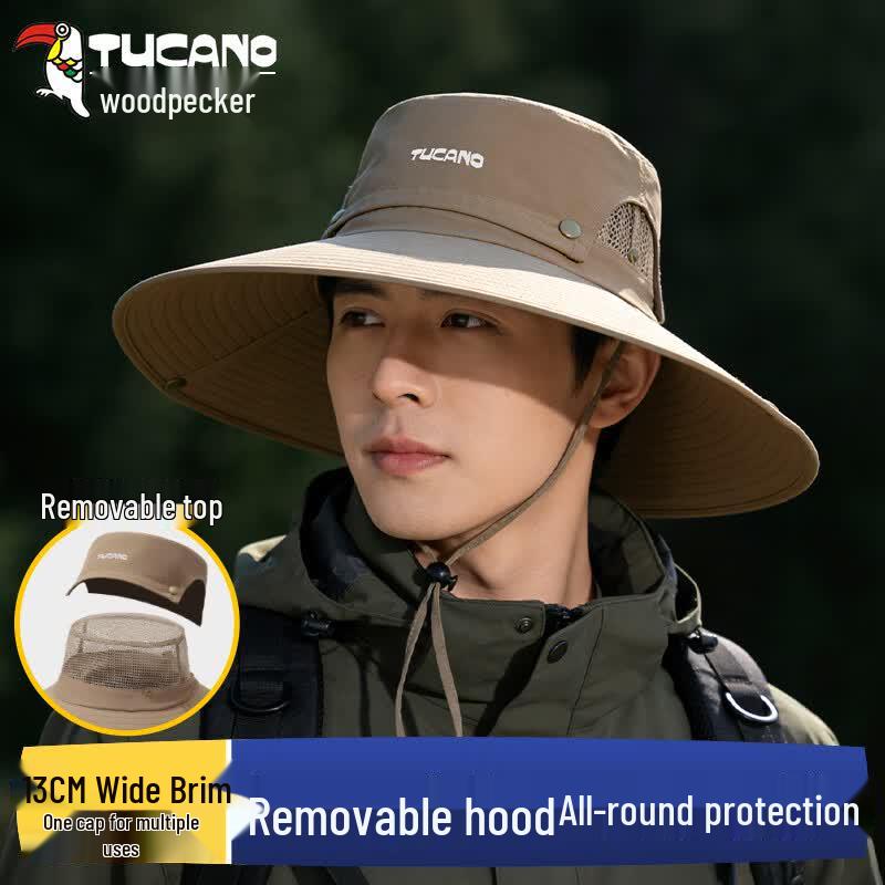 TUCANO Men s Outdoor UV Protection Wide Brim Sun Hat