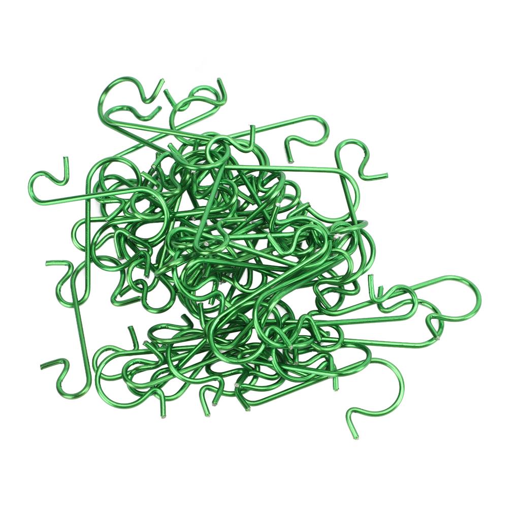 50Pcs S Hooks Novel Shape 3 Colors Sufficient Quantity Wear Resistant Multi Functional S Hooks for