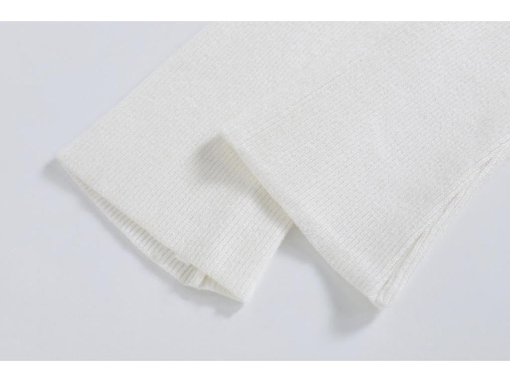 Women's Sexy Elastic Off-the-Shoulder Knitted Sweater for Autumn and Spring