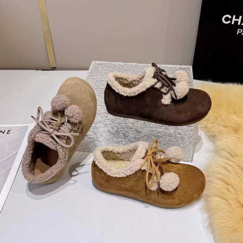 All-inclusive plush women's autumn and winter new Boken snow boots, great-looking thermal cotton shoes