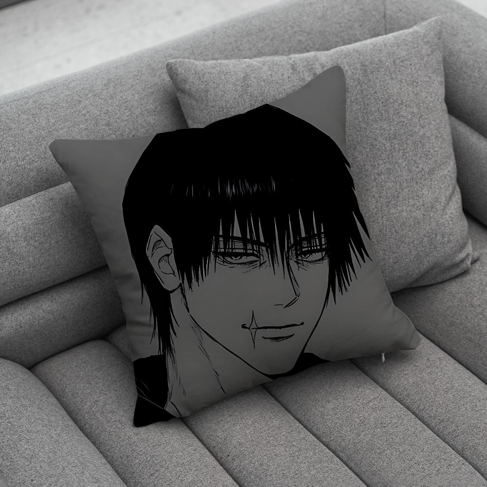 Toji Fushiguro J-Jujutsu K-Kaisen Pillow Case Soft Cushion Cases for Farmhouse Sofa Decor Home Decorations and Protector