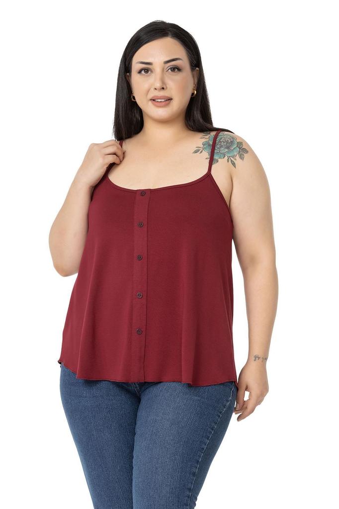 Damenstil Übergröße Körper Große Größe Verstellbarer Kordelzug Viskose Schwarz Bluse mit Zierknöpfen