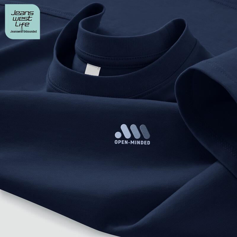 JEANSWEST LIFE Men's Pure Cotton Short Sleeve T-shirt