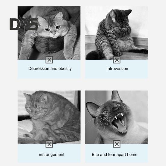 Interactive Flapping Wings Cat Toy Touch Activate Electric Flying Birds Toy with Chirping Sounds Indoor Hanging Simulation Plush Sparrow for Cats And