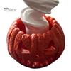 Decorative Figurine for Halloween Swirling Ghost Pumpkin Yard Lamp, Lighted Spooky Statue, Warm LED Outdoor Creepy Party Props Decor, Fall Autumn
