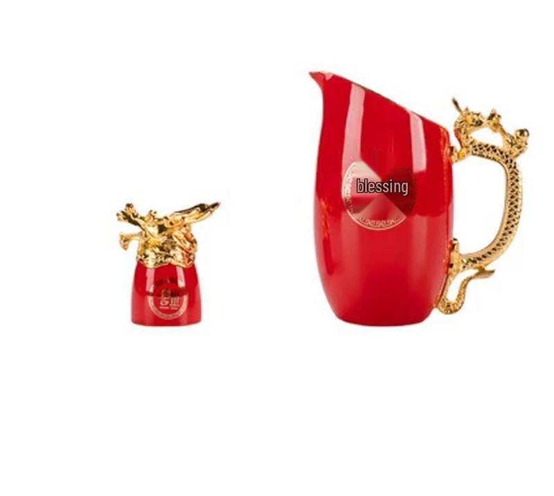 Chinese Zodiac Ceramic Baijiu Cup Set