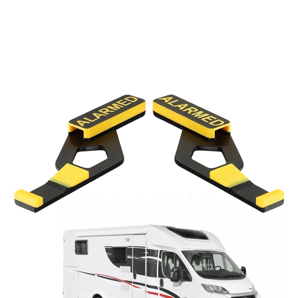 Fensterriegelverschluss 2 Stück Sicherheitsausgangsteile Wohnmobil Ausstiegsfensterriegel für Reiseanhänger Fahrer Outdoor Camping Auto Lange Fahrt