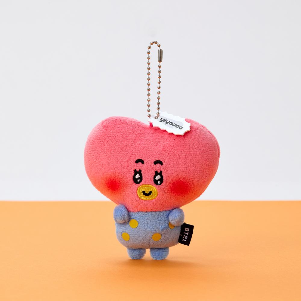 BT21 TATA Today s Mood Doki Doki Plush Keychain