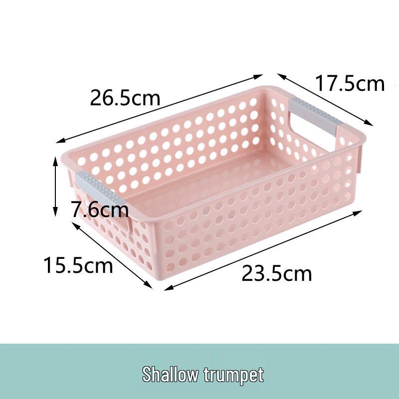 Kids  Pink Plastic Storage Basket