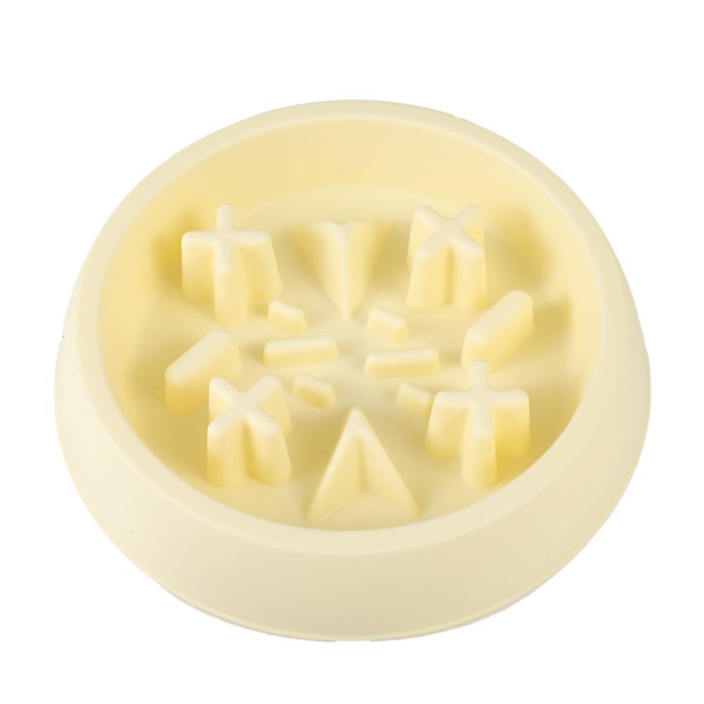 

Plastic Pet Feeding Basin Round Pet Food Dispenser Multi-use Dog Feeder Kitten жовтий