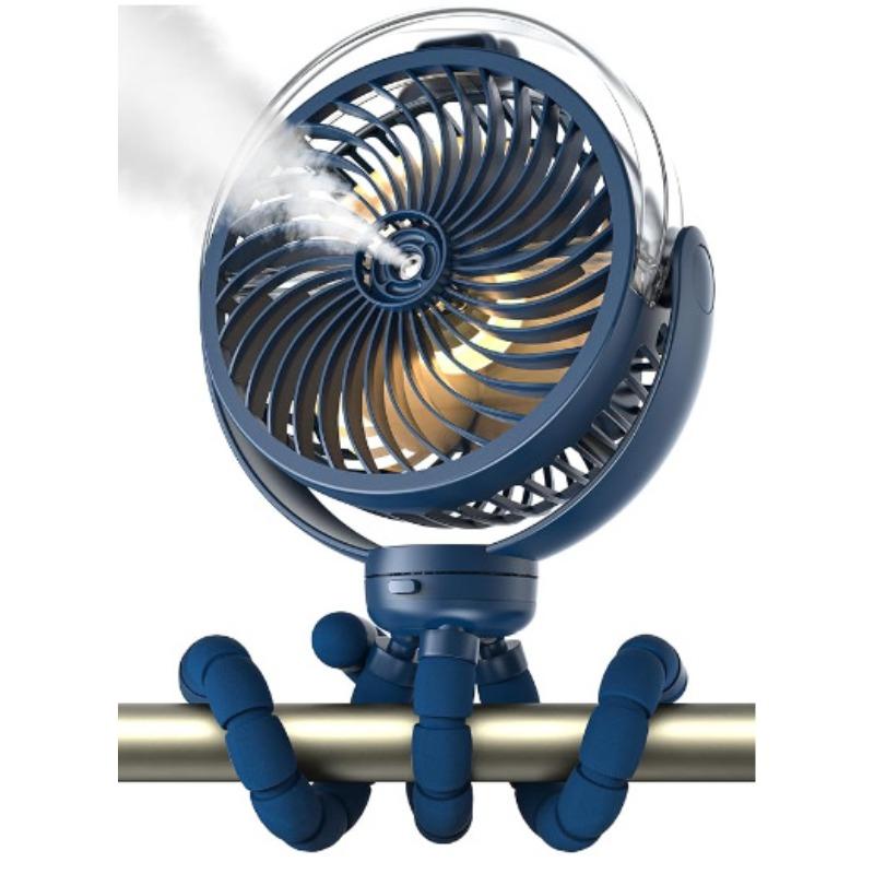 Portable Fan with Spray Function Flexible Tripod Installation Cooling Spray Is Convenient Practical and Suitable for Outdoor Use