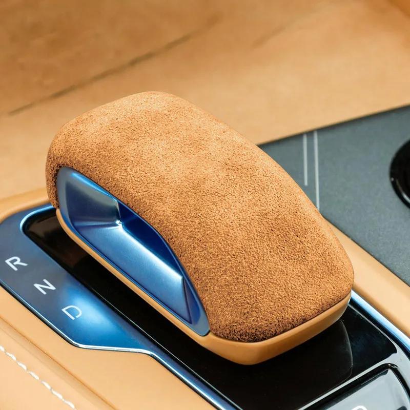For Zeekr 001 009 2024-2026 Gear Lever Modified Interior Gear Shift Knob Cover Protection Decoration Dedicated Car Accessories