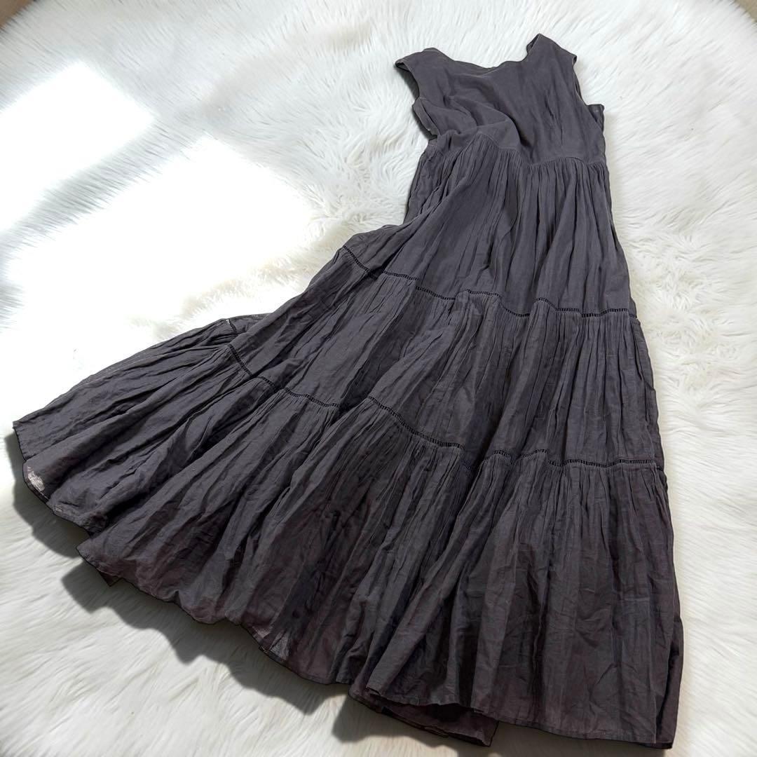 IENA Tiered Maxi Dress 100% Cotton 38
