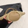 Beach Handbag Bohemian Beach Bag Hollow Out Hollow Shoulder Bag Casual Straw Woven Bag  Travel