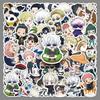 50 Q-version Jujutsu Kaisen Anime Stickers: Cute Japanese Characters for DIY Notebooks, Earphones, and More.