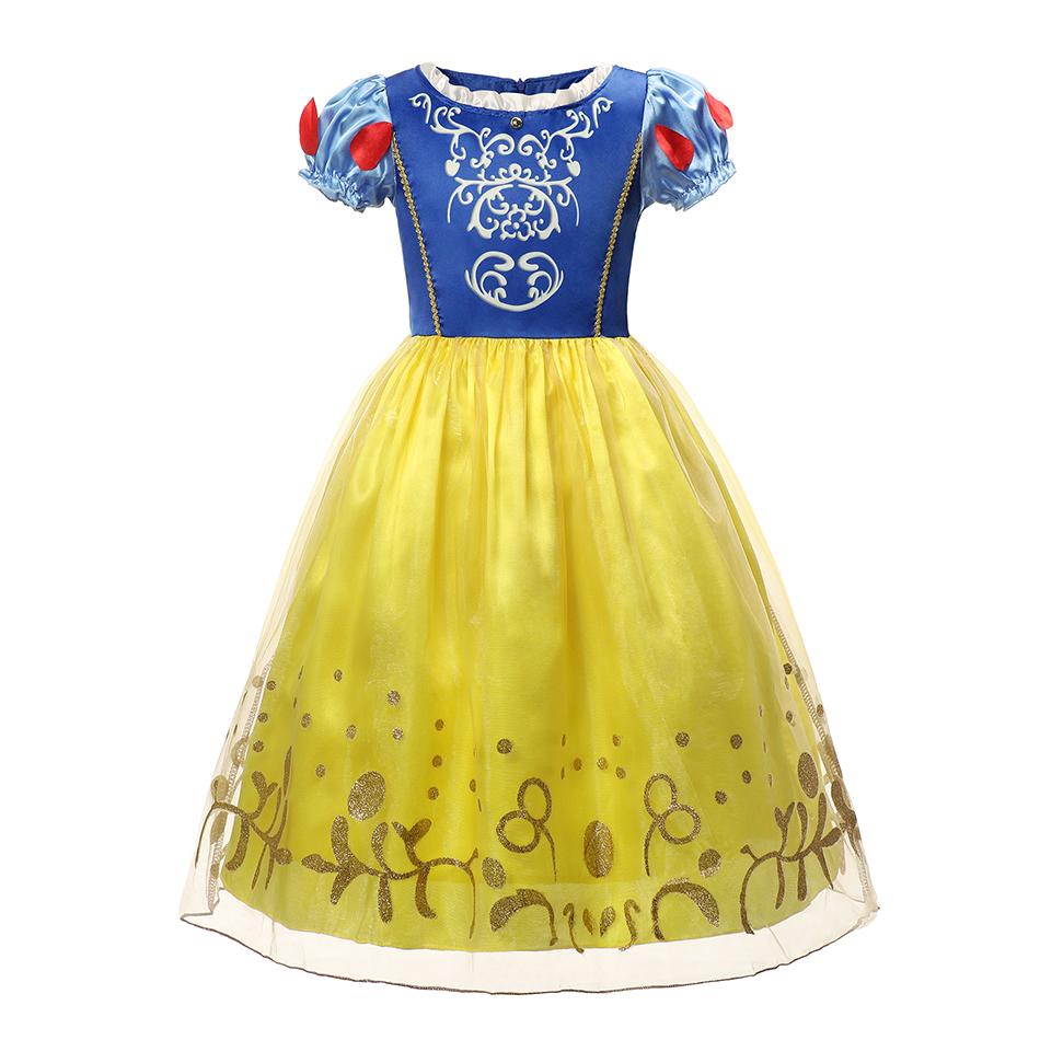 Mädchen Prinzessinnenkostüm Kinder Party Halloween Cosplay Kleider Weihnachten Geburtstag Karneval Verkleidung Rapunzel Verkleidung Kittel