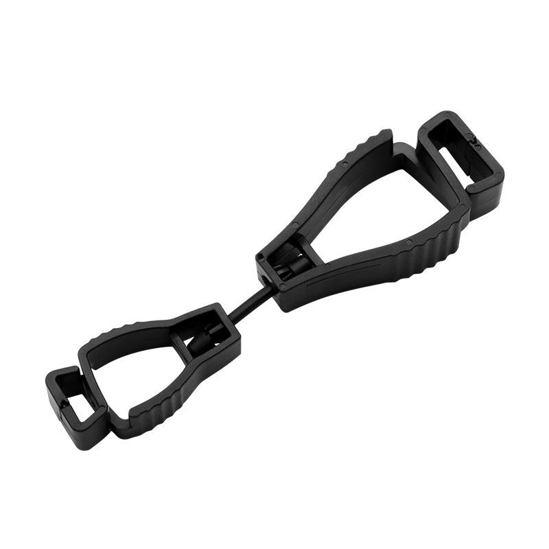 

Heavy Duty Plastic Clip for Work Gloves Durable Grip Tool Holder with Strong Clamping Force Suitable for Industrial and Household Use One Size чёрный