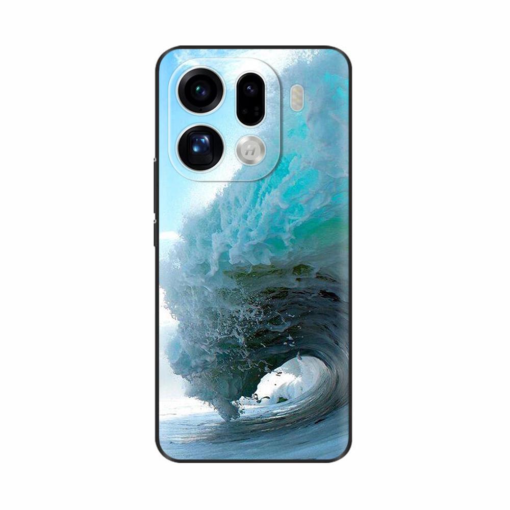 For OPPO Find X9 Find X9 Pro 5G Shockproof Case Soft TPU Silicone Phone Cover FindX9 Pro Funda Bumper Cartoon Painted Back Cover