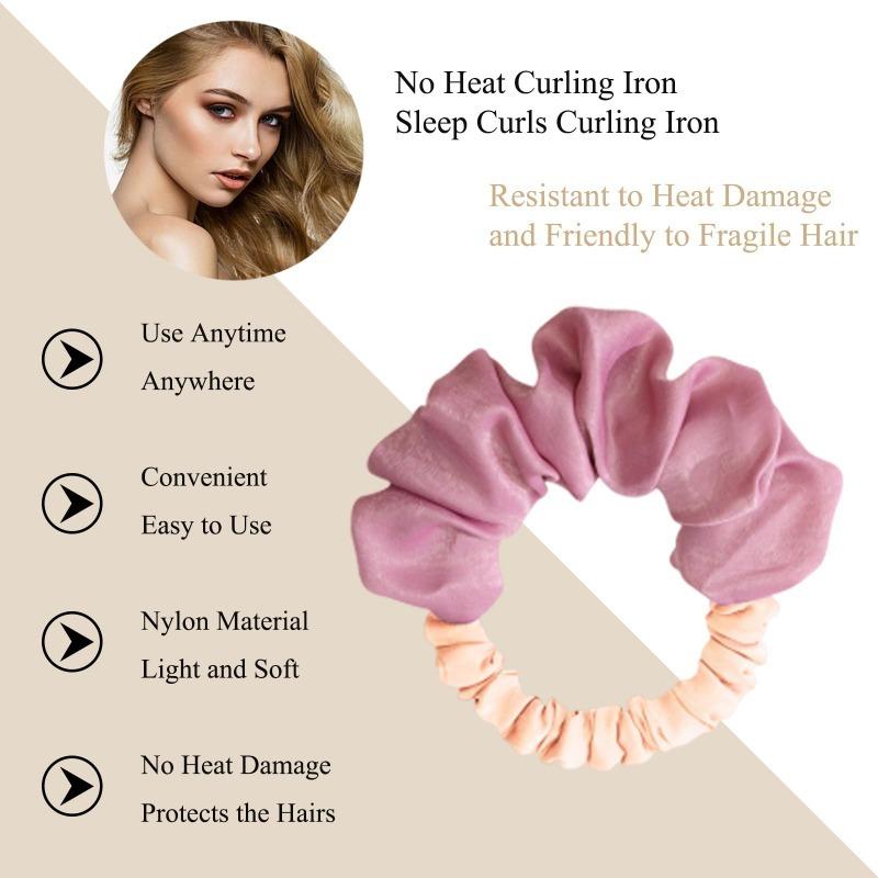 Heatless Soft Hair Curler for Women No Heat Hair Curling Ribbon for Women Girl