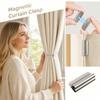 Magnetische Gordijn Tiebacks, Geen Boren Gordijn Clips voor Gordijnen, Deurgordijnen, Bedgordijnen en Kastdeuren, Sterke Sluitringen