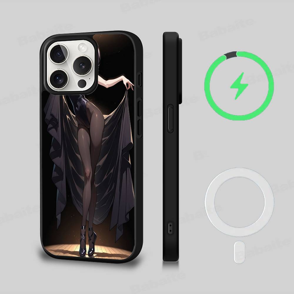Chainsaw Man The Movie Reze Arc Phone Case For iPhone 13 14 15 11 12 16 17 Pro Max Plus For Magsafe Magnetic Shell iPhone 11