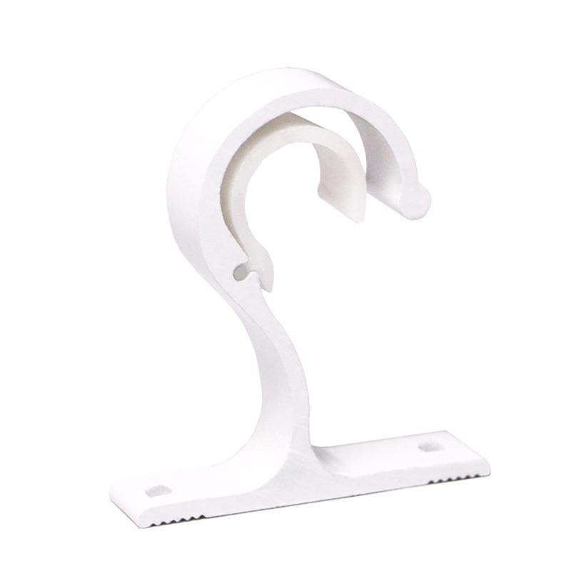 Curtain Rod Bracket Wall Ceiling Mount Holder For Roman Rod Aluminum Alloy Cloth Rail Support Home Curtain Fix Holder Accessory