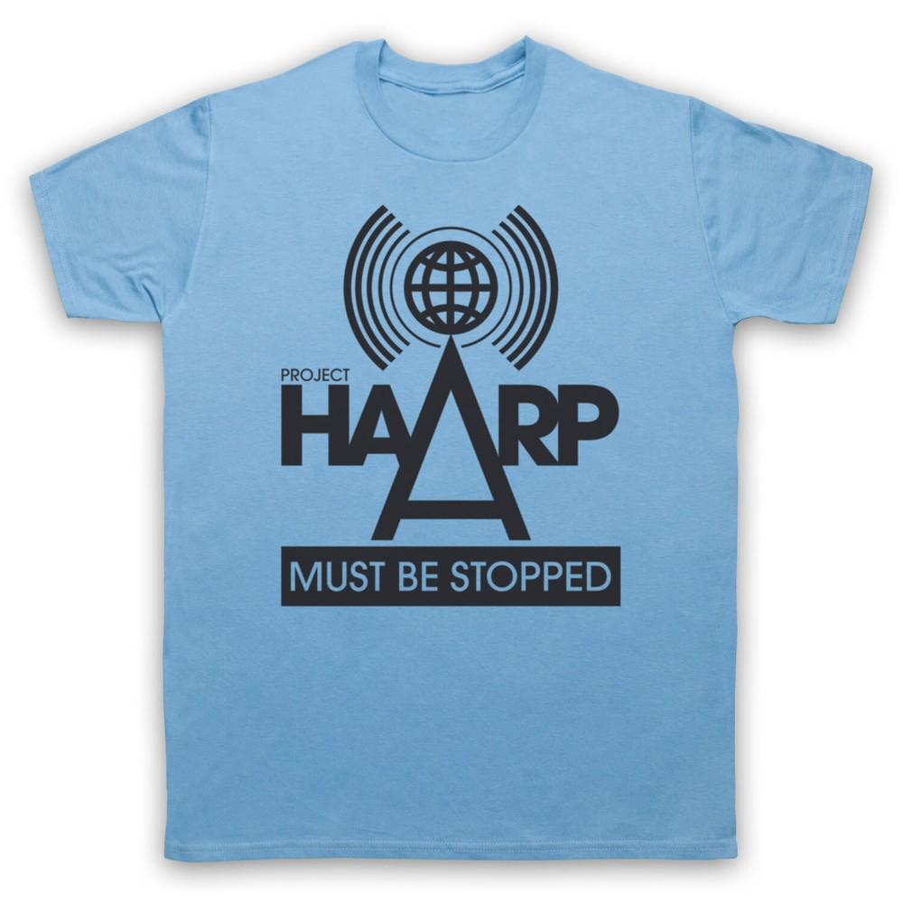 Project Haarp Conspiracy Theory Us Research Alaska Iri Mens And Womens T-Shirt 3XL