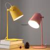 Nordic Minimalist LED Desk Lamp for Dorms and Bedrooms - Eye Protection, Plug-in, Ideal for Students.