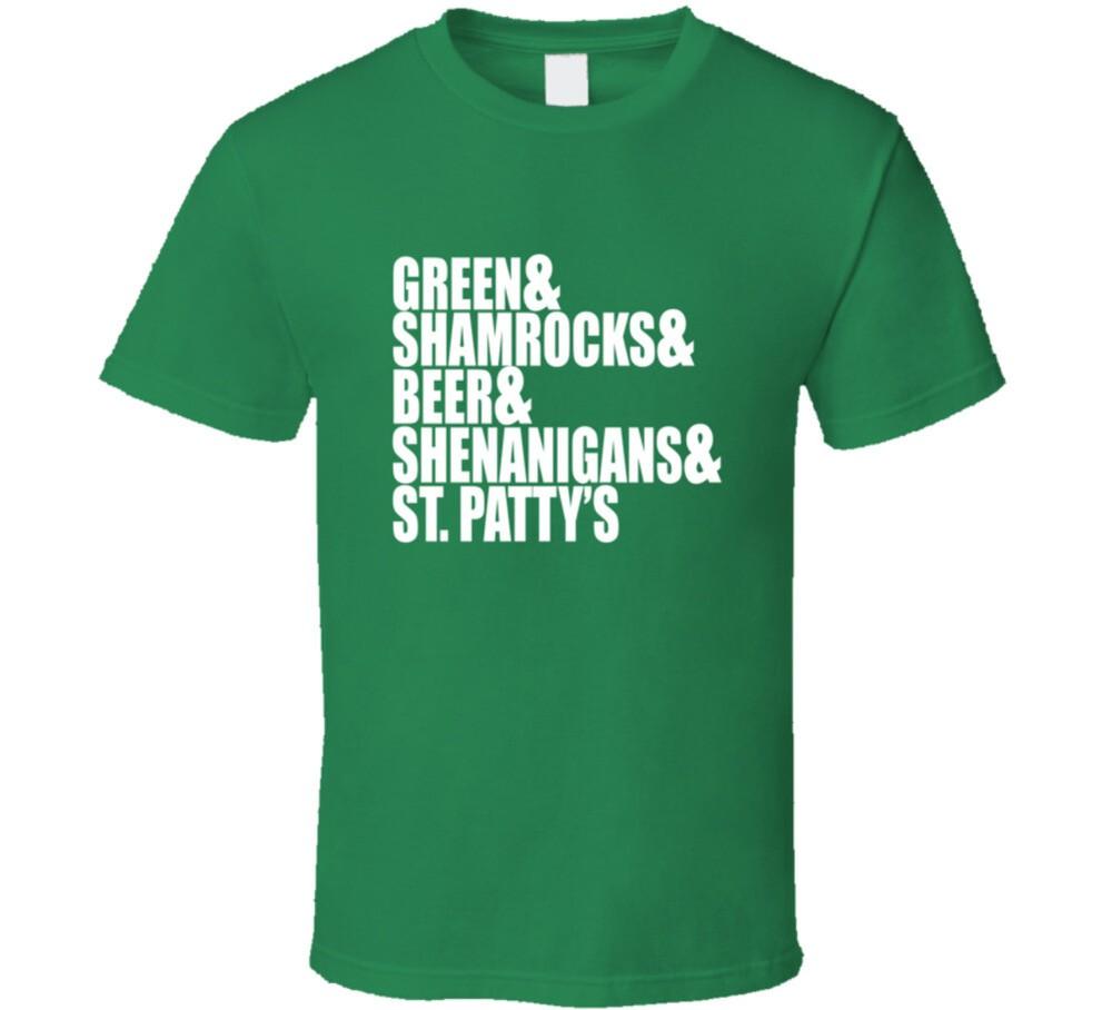

Green& Shamrocks& Beer& Shenanigans St Pattys Beer Lovers St Patrick XL