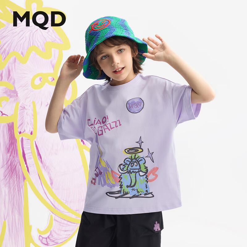 MQD Boys Cartoon Print Short Sleeve T-Shirt 110cm