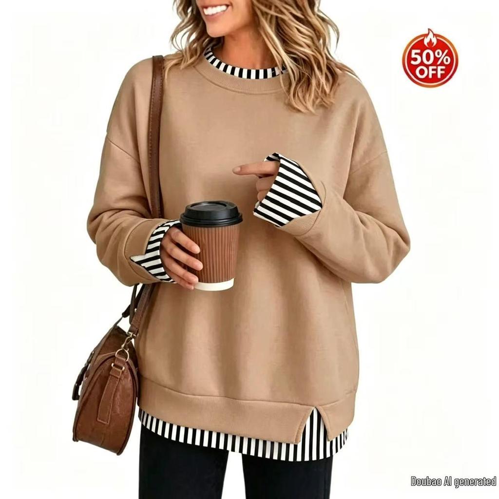 2025 Retro Oil Painting Long Sleeve French Shirt for Women