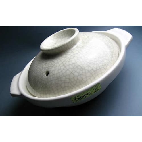 Ginpo Kannyu No. 10 Earthenware Pot for 4-5 People [Banko Ware]