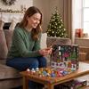 Calendrier de l'Avent de Noël Compte à rebours avec Jouets, Jouets Surprise Résine Anti-Stress