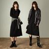 Chuyu Women's 2025 Winter Polo Neck Knit Dress