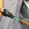 15PCS Shade Cloth Plastic Clip Adjustable  Elastic Wind Rope Buckle Canopy Windproof Fixing Lock Grip Camping Accessorie