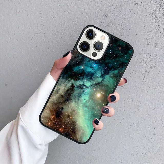 Nebula Stars in Universe Space Infinity Phone Case Cover For iPhone 17 Air 15 16 14 13 12 Pro Max 11 Pro Max Plus