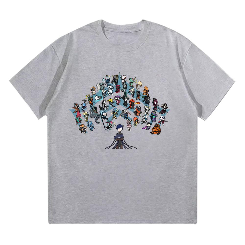 

Warframe Hot Game T Shirt Summer Comfortable Cotton Breathable Clothing Cartoon Print Creative Design Tee Unisex High Street Top 4XL