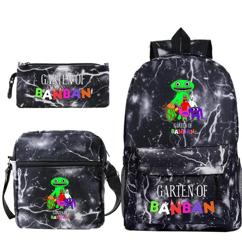 Spotted Garden Primary School Bag Shoulder Bag Pencil Bag Three-piece Set