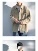 2025 Spring/Autumn Men's Thickened Japanese-Style Casual Long-Sleeve Shirt Jacket