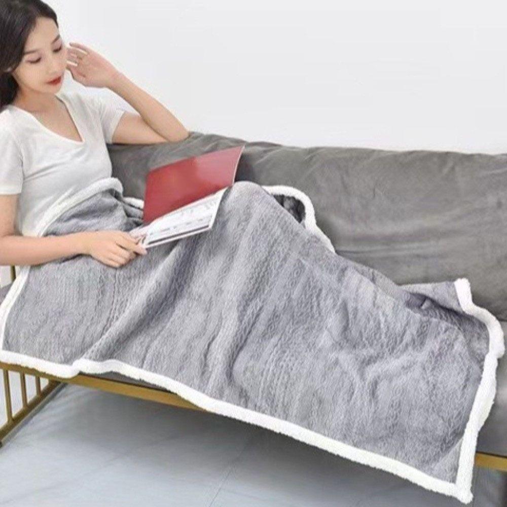 Warm Flannel Blanket Shawl Thicken Women Scarf Casual Warm Shawl  Bedroom